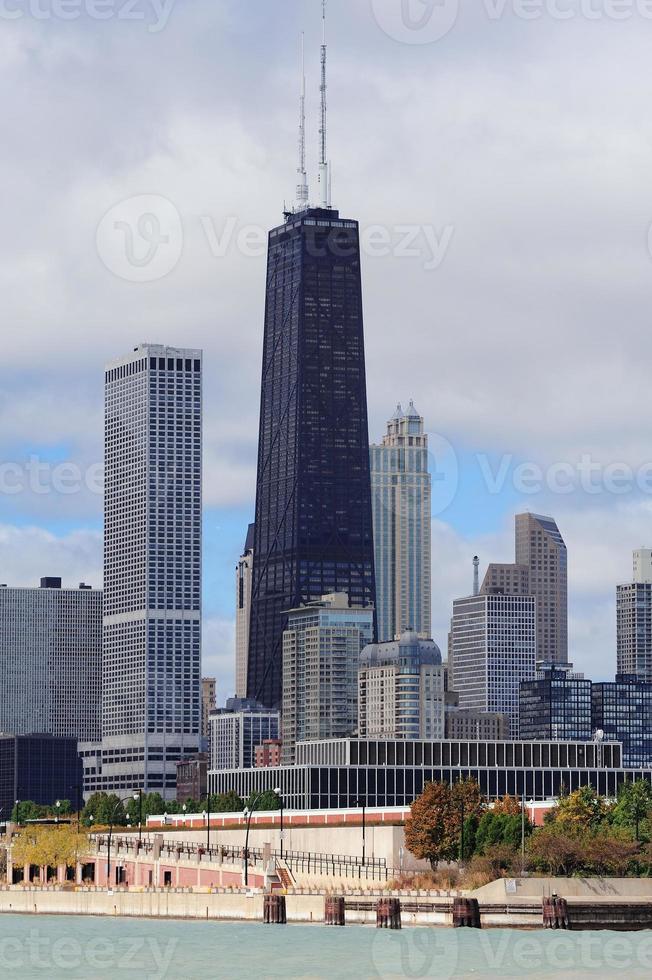 vue sur le front de mer de chicago photo