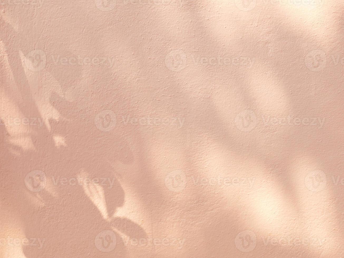 ombre de fond de feuilles avec texture de ciment photo