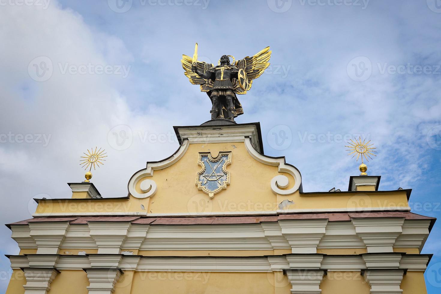 monument de l'indépendance à maidan nezalezhnosti à kiev, ukraine photo