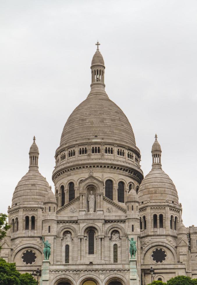 L'architecture extérieure du sacré coeur, Montmartre, Paris, France photo