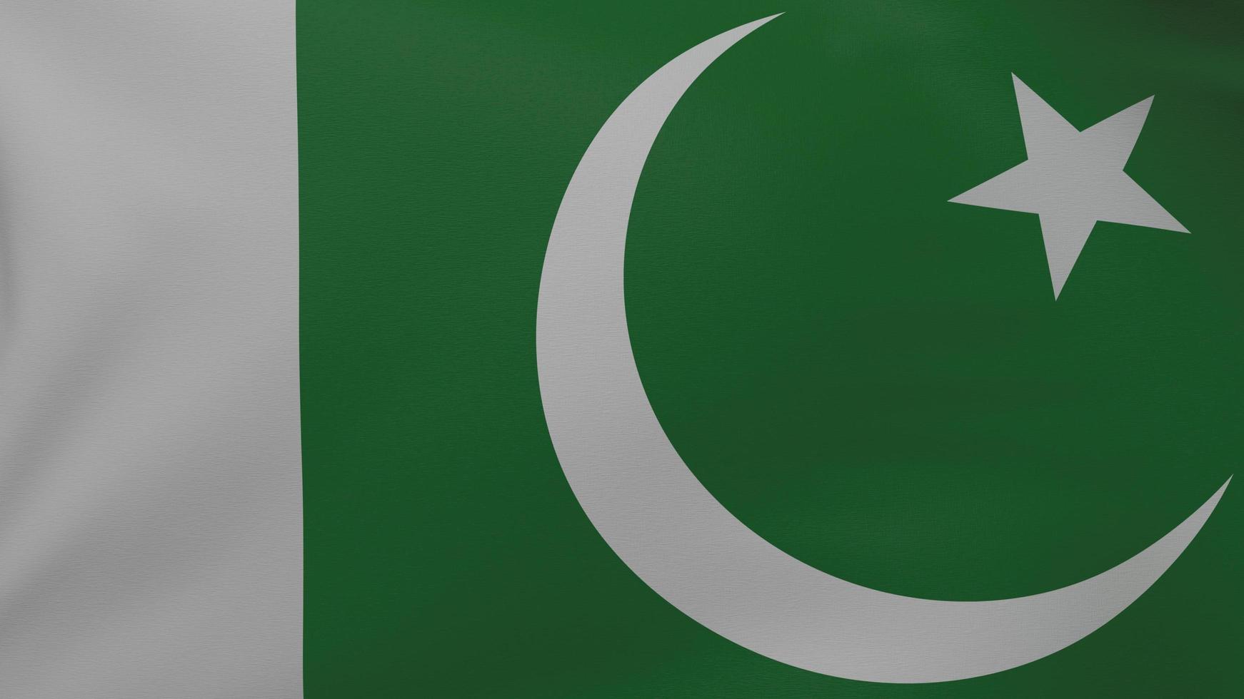 texture du drapeau pakistanais photo