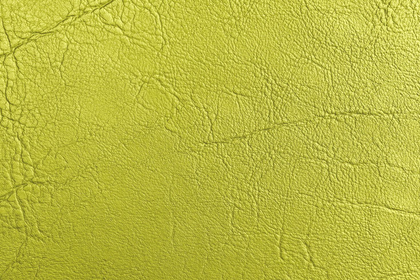 fond de texture en cuir jaune photo