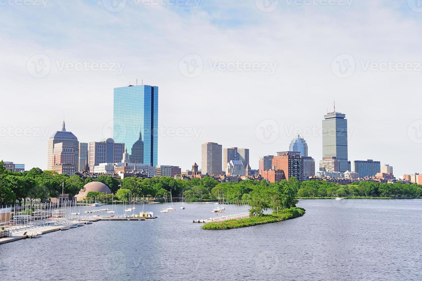 vue sur les toits de boston photo