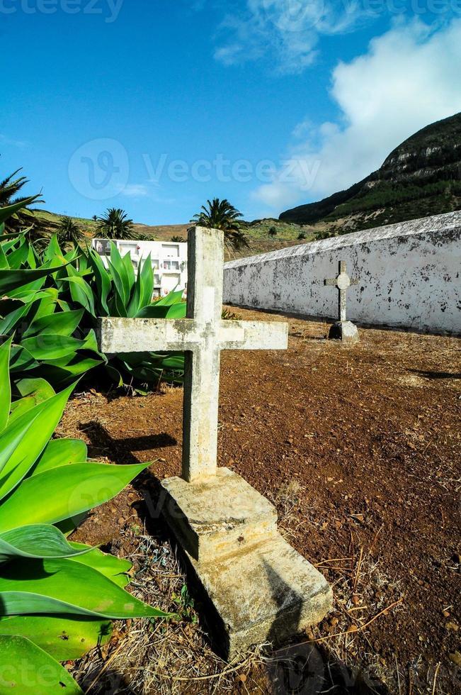 cimetière méditerranéen espagnol typique photo