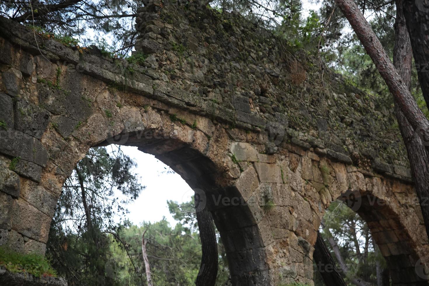 ruines de phaselis en turquie photo