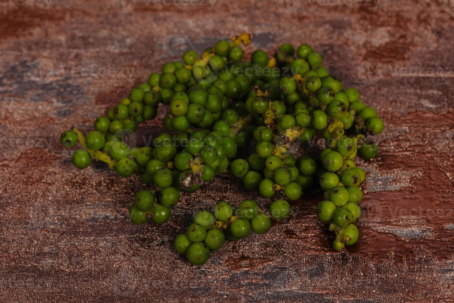 maïs de poivre vert frais cru photo