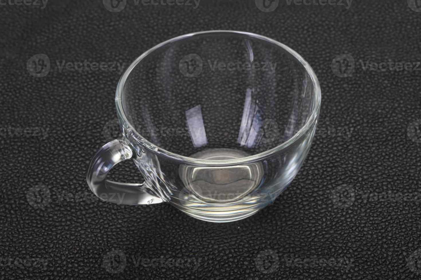 tasse en verre vide photo