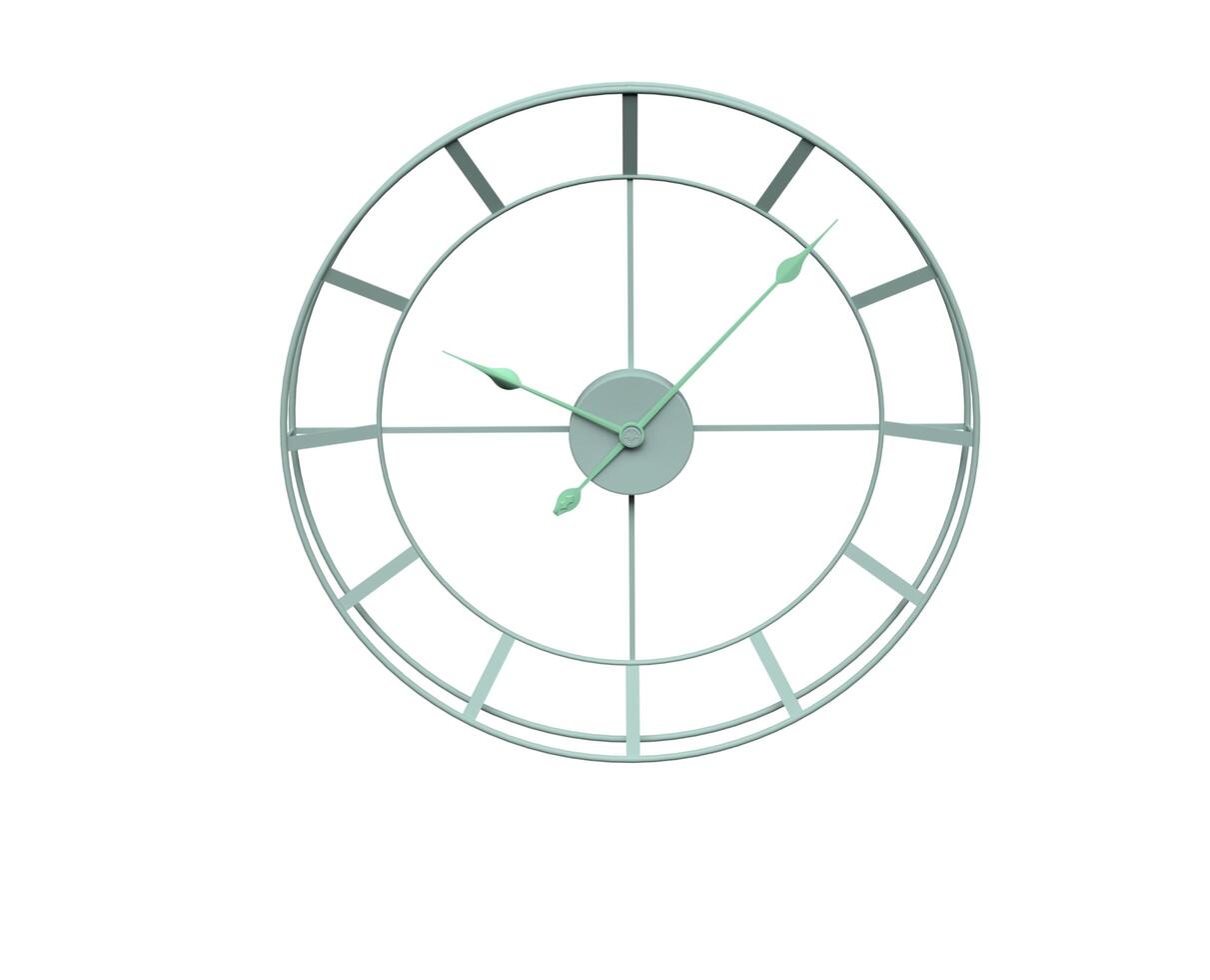 horloge murale rendu 3d illustration avec arrière-plan photo