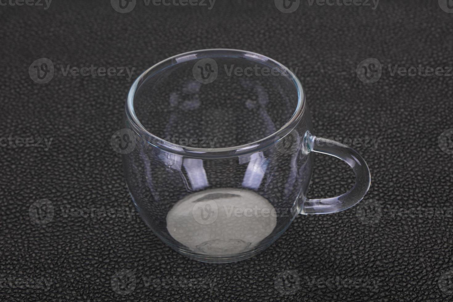 tasse en verre vide photo