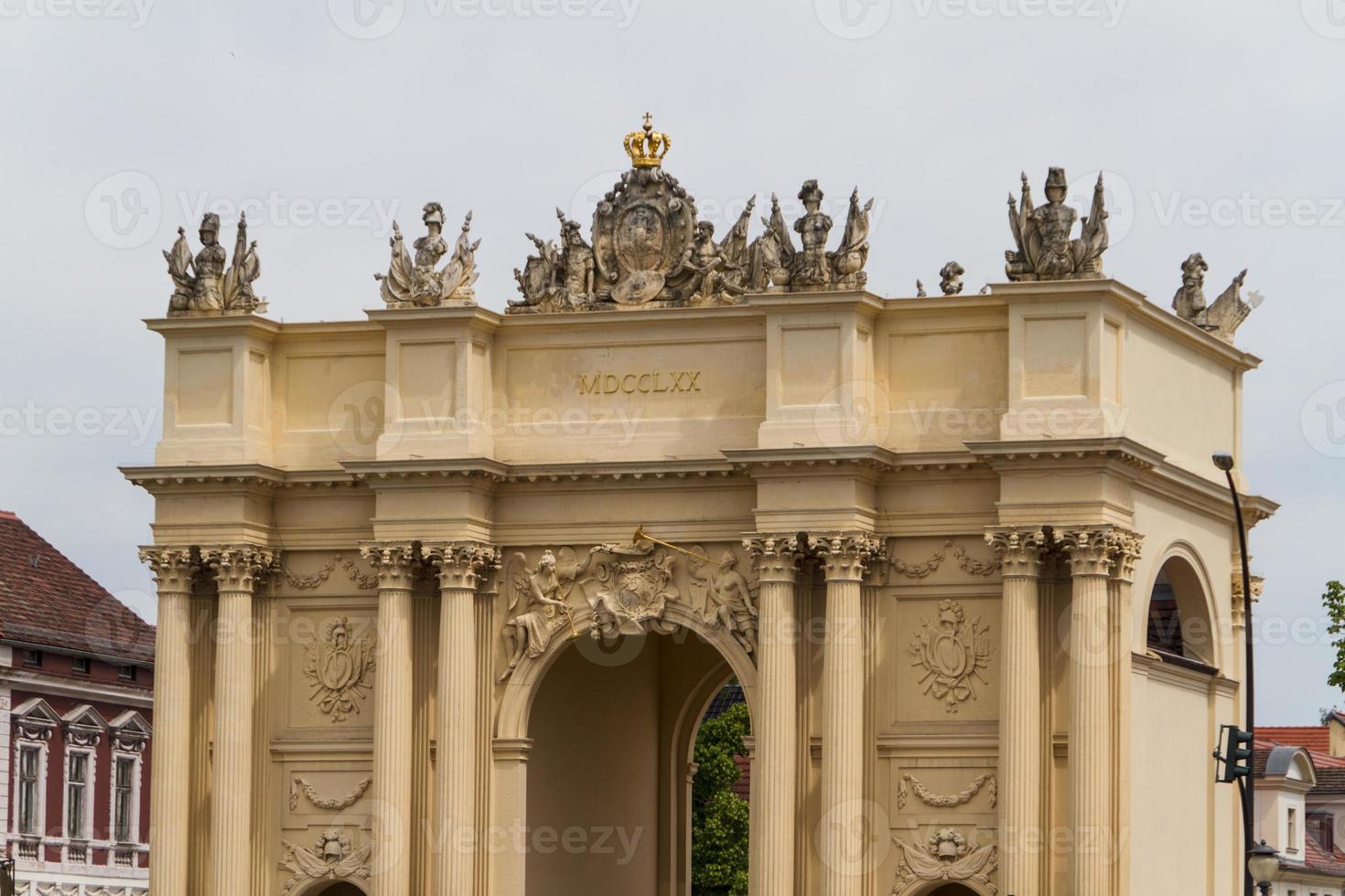 porte de brandebourg de potsdam, berlin, allemagne photo