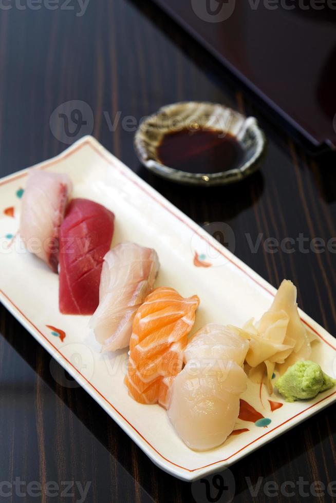 sushi, ensemble, plaque photo