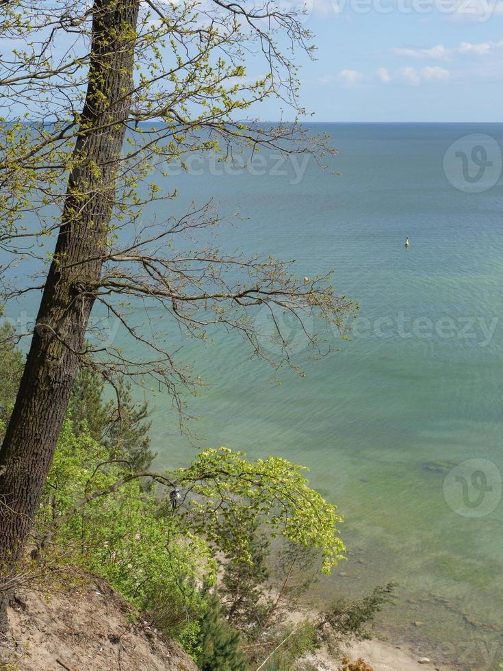 plage de la mer baltique en pologne photo