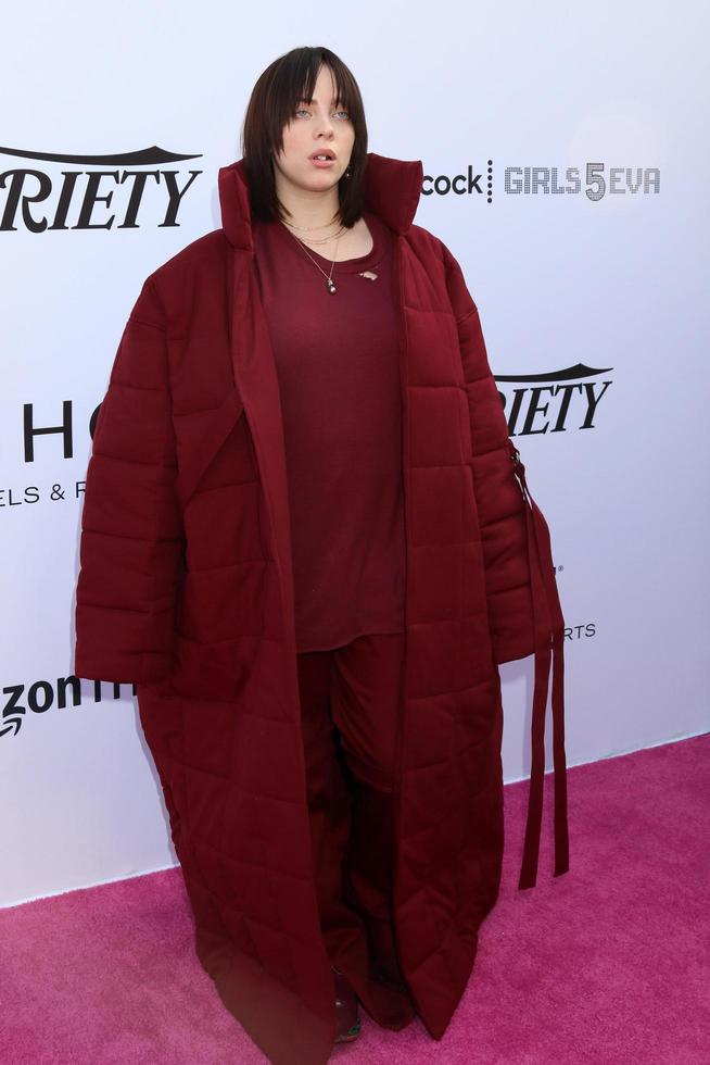 los angeles 4 décembre - billie eilish au brunch des hitmakers de la variété 2021 à la maison sociale du marché de la ville le 4 décembre 2021 à los angeles, ca photo