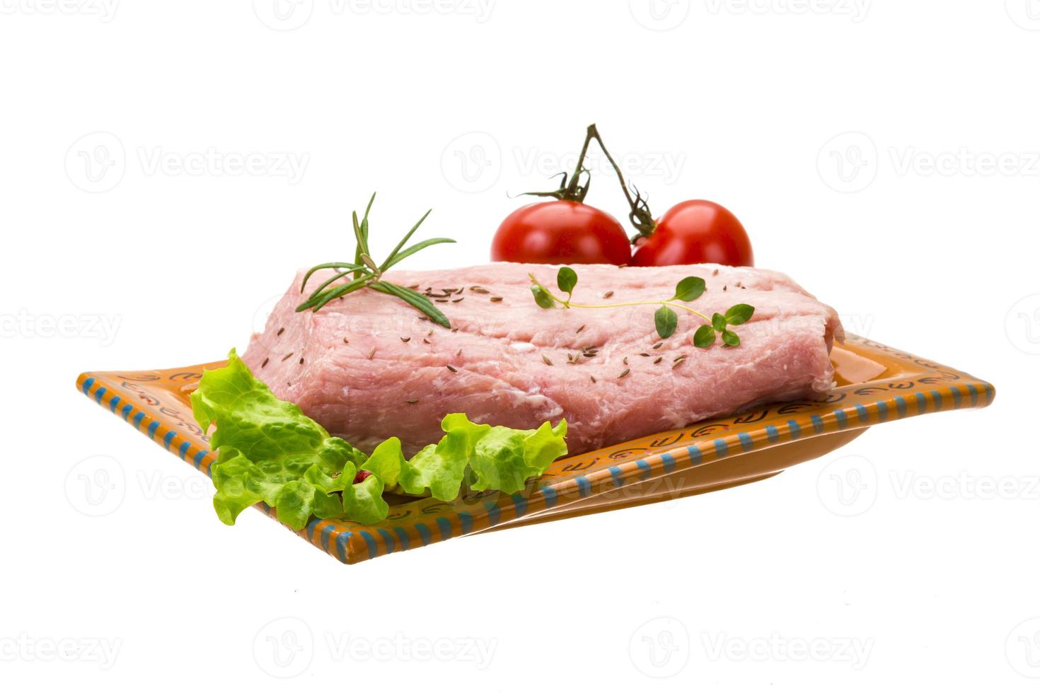 viande de porc crue photo