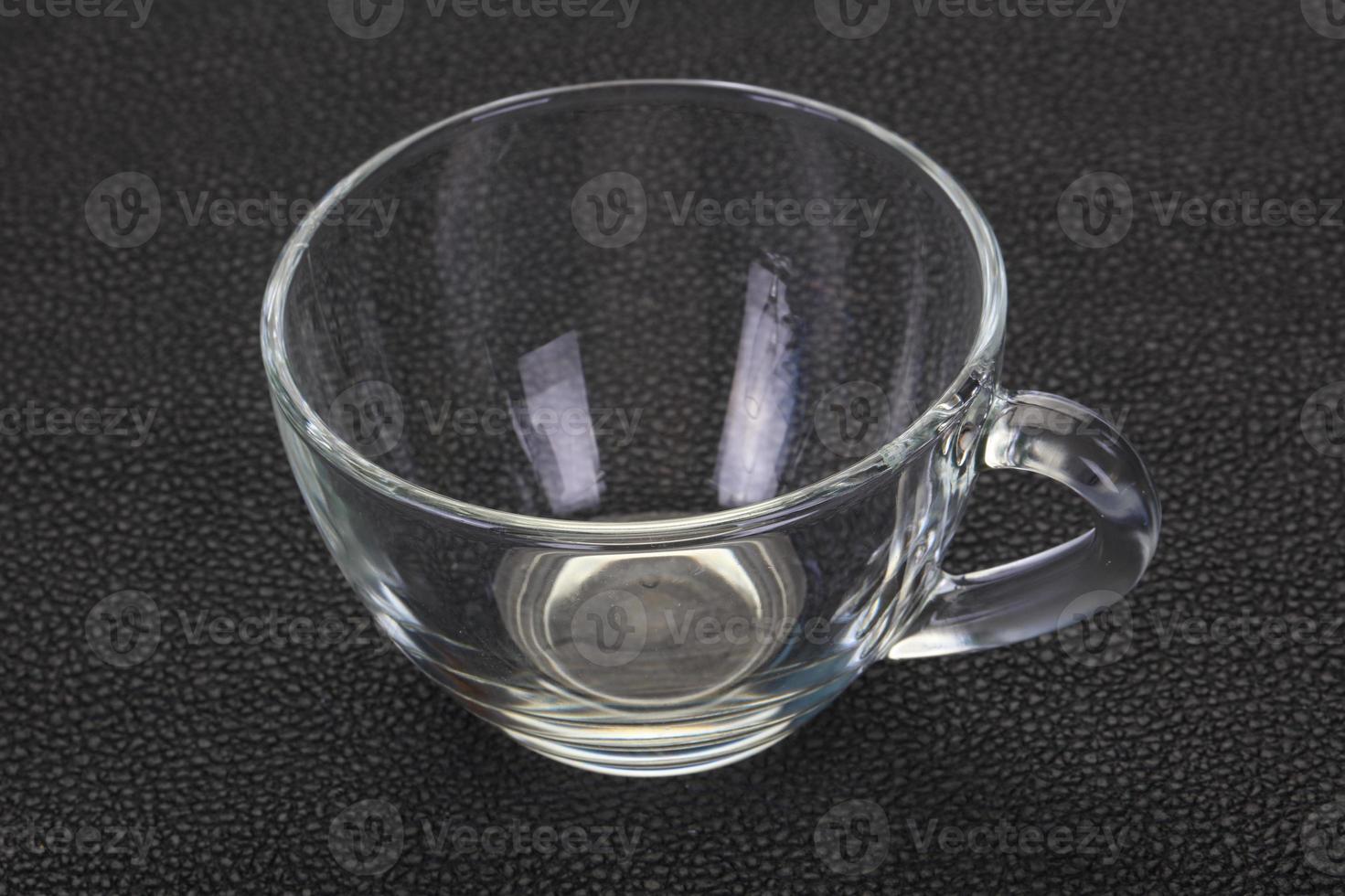 tasse en verre vide photo