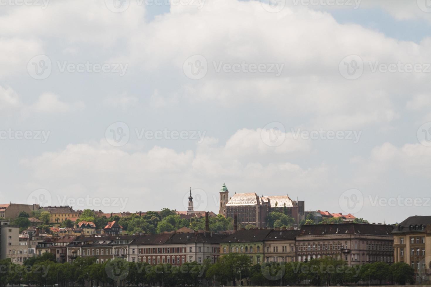 vue sur les monuments de budapest photo