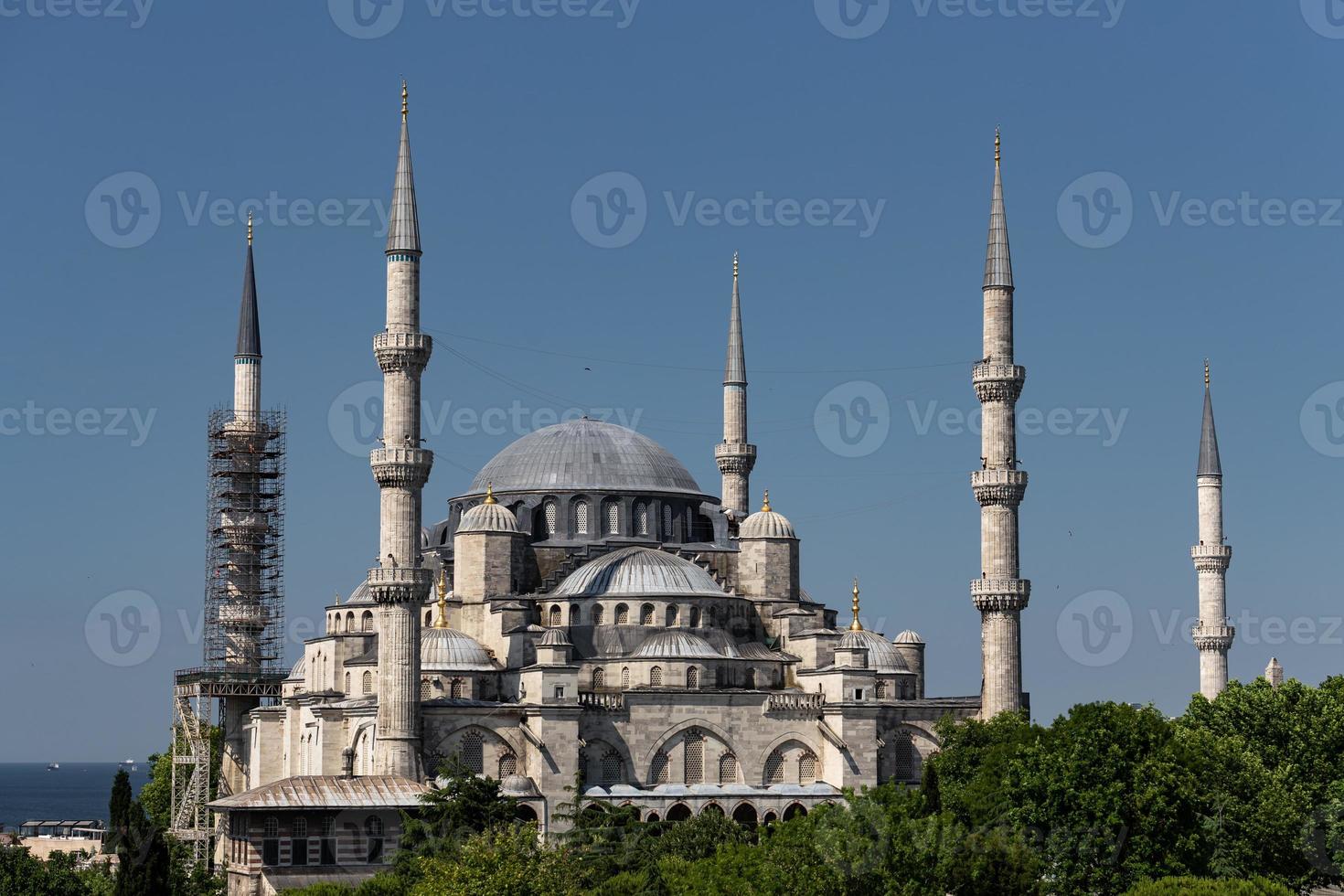 mosquée bleue de sultanahmet à sultanahmet, istanbul, turquie photo