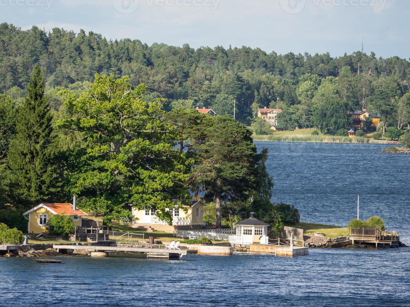 la mer baltique près de stockholm photo