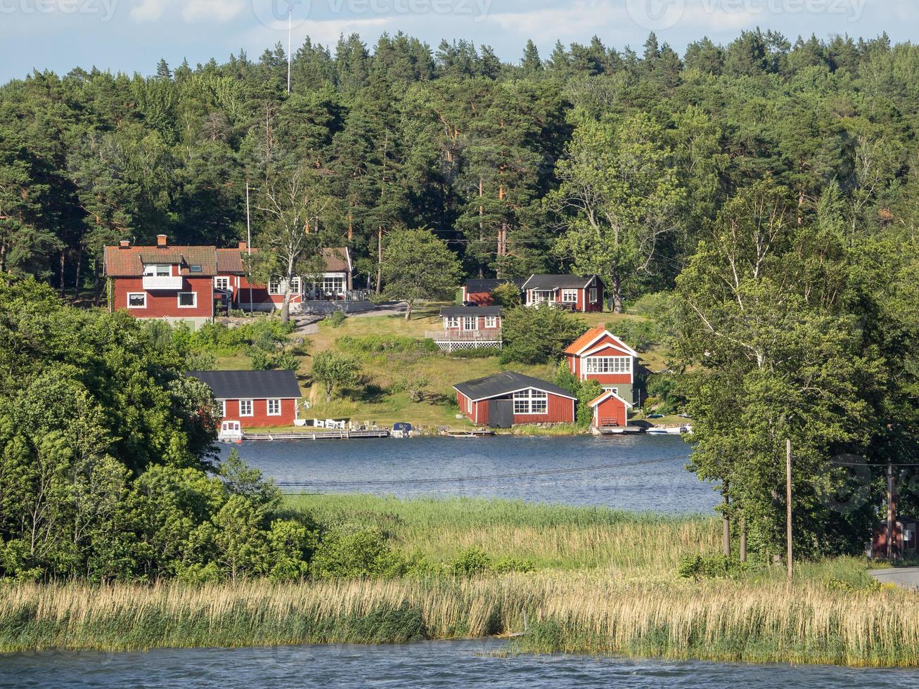 la mer baltique près de stockholm photo