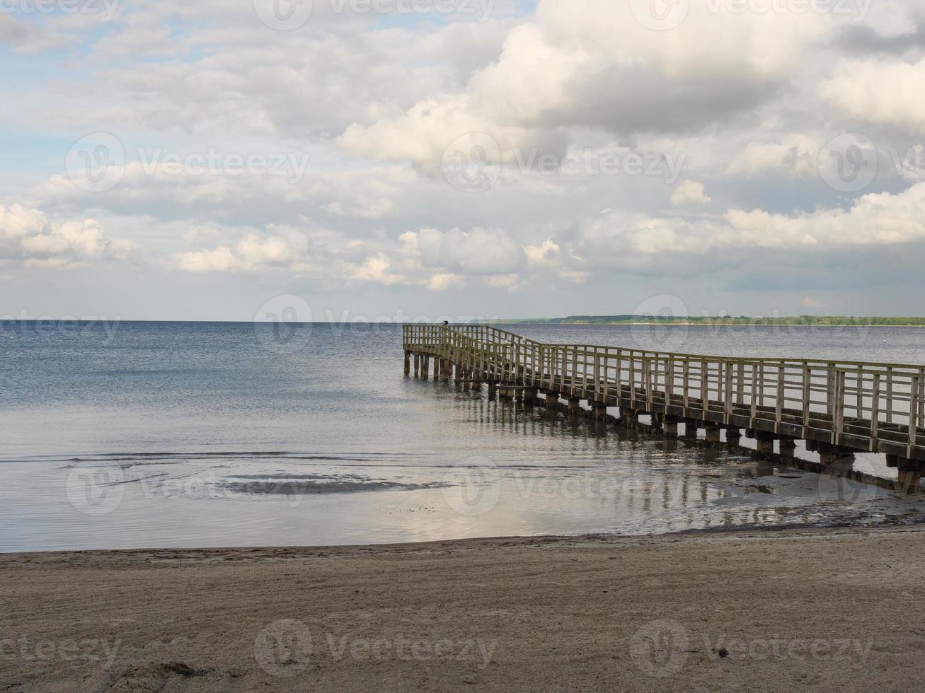 la ville d'eckernfoerde à la mer baltique photo