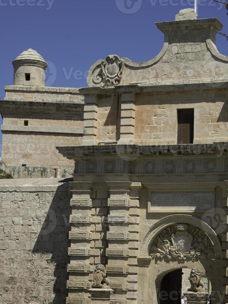 la vieille ville de mdina à malte photo