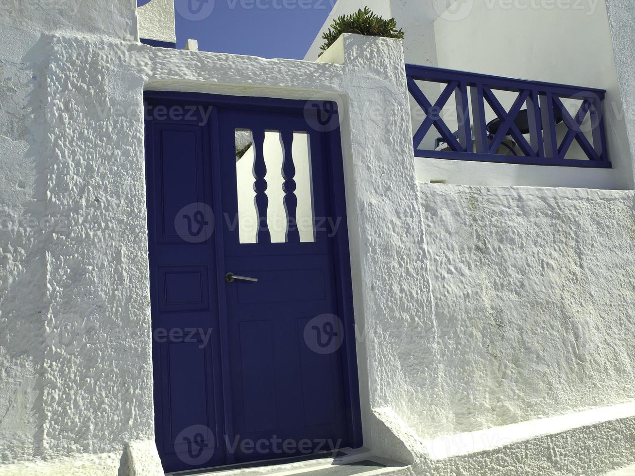 île de santorin en grèce photo