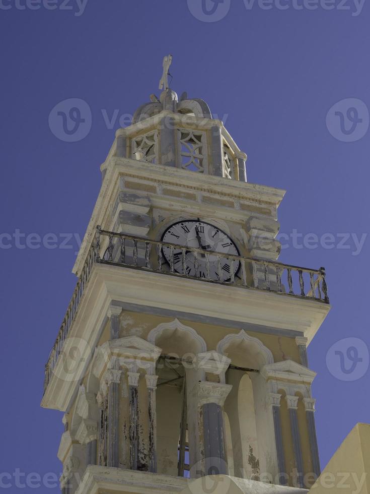 île de santorin en grèce photo