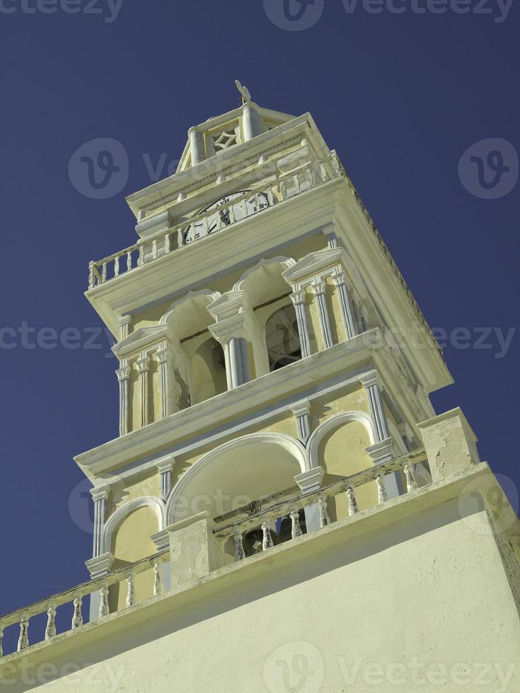 île de santorin en grèce photo