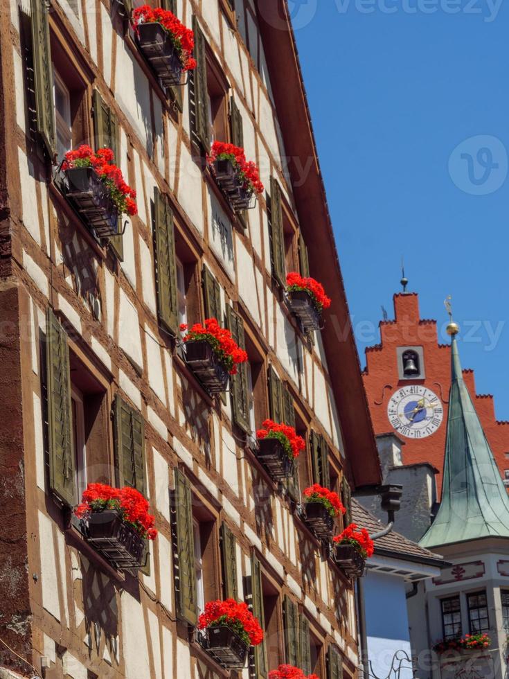 meersburg au bord du lac de constance en allemagne photo