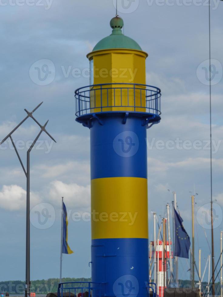 la ville d'eckernfoerde à la mer baltique photo