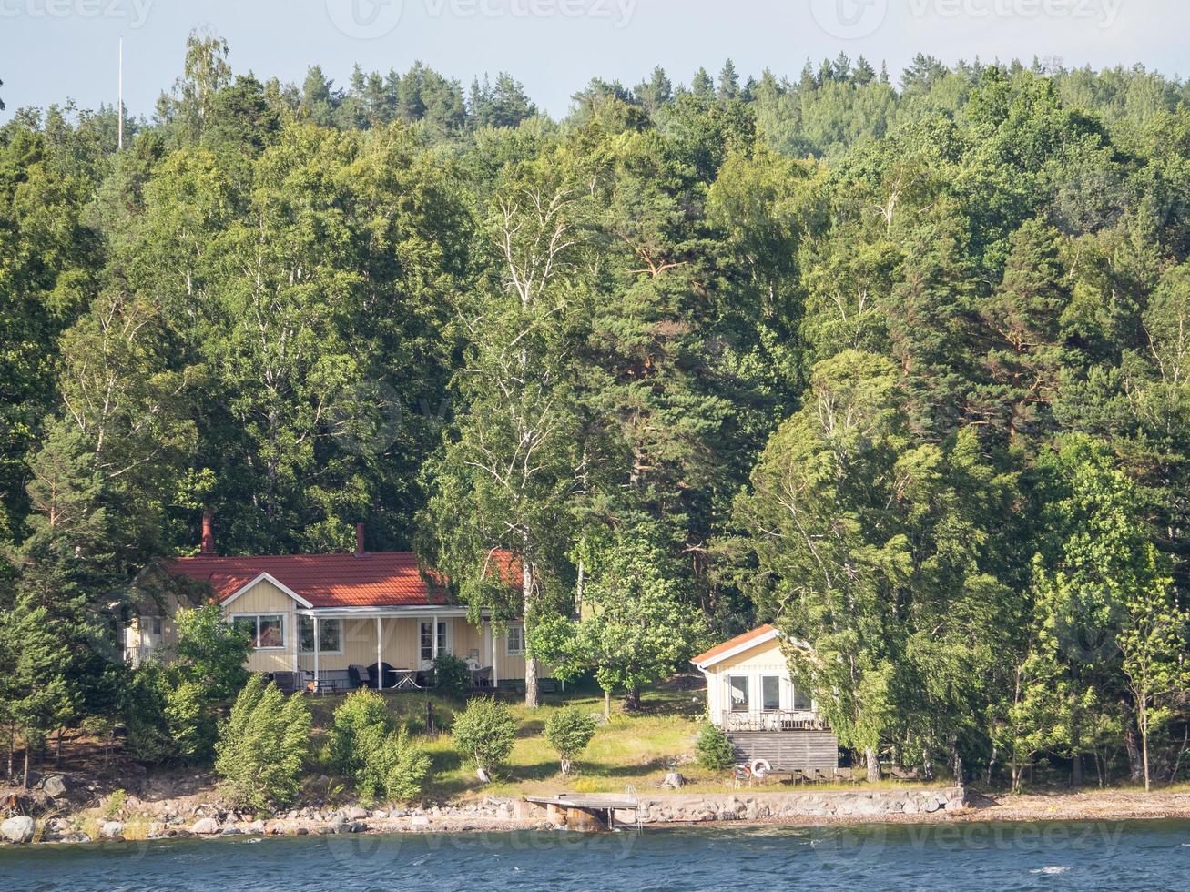 la mer baltique près de stockholm photo