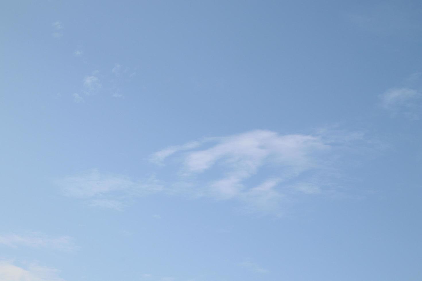 fond de ciel bleu nuages blancs photo