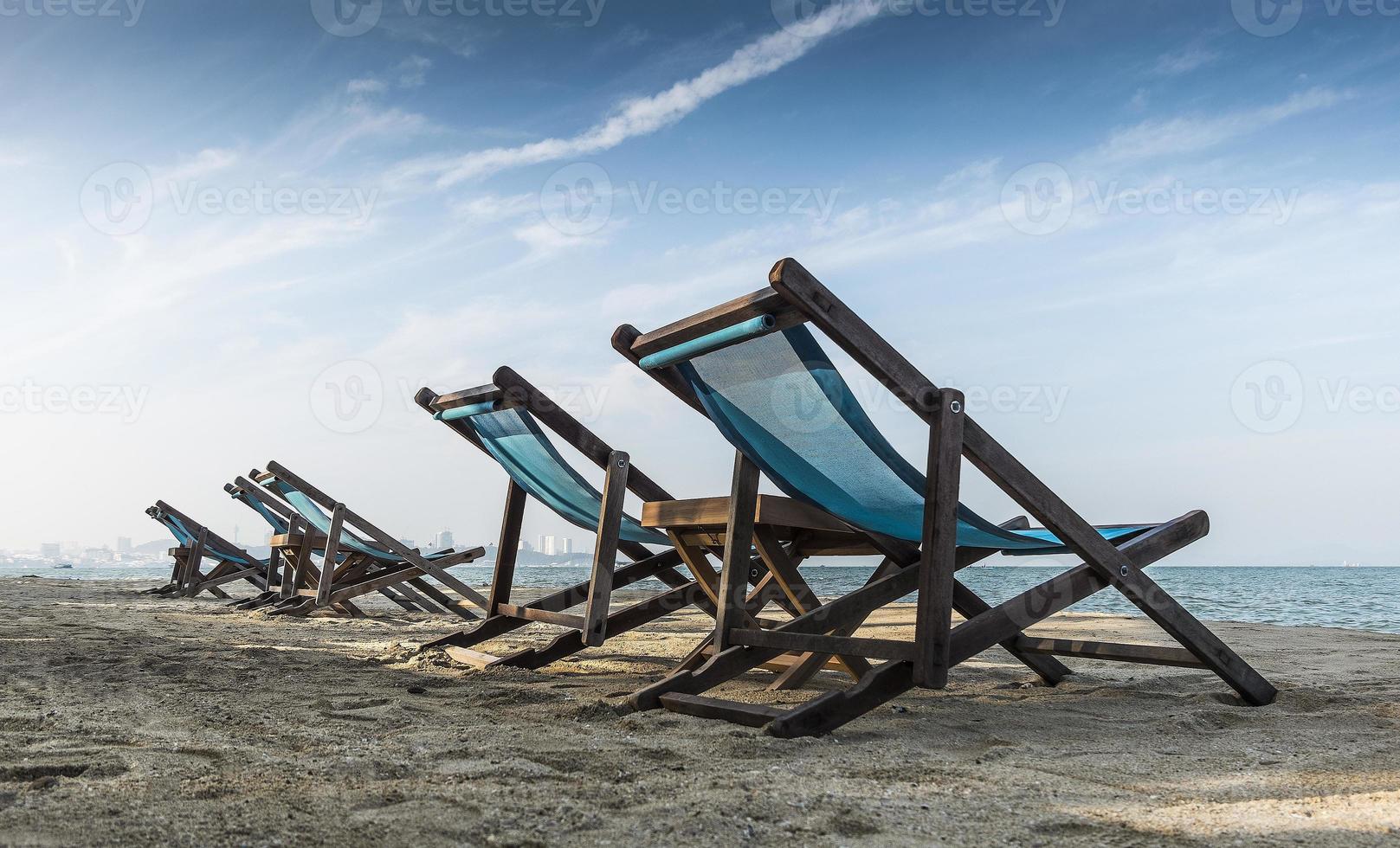 chaises de plage photo