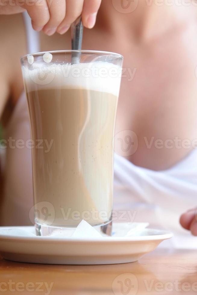 latte machiatto photo