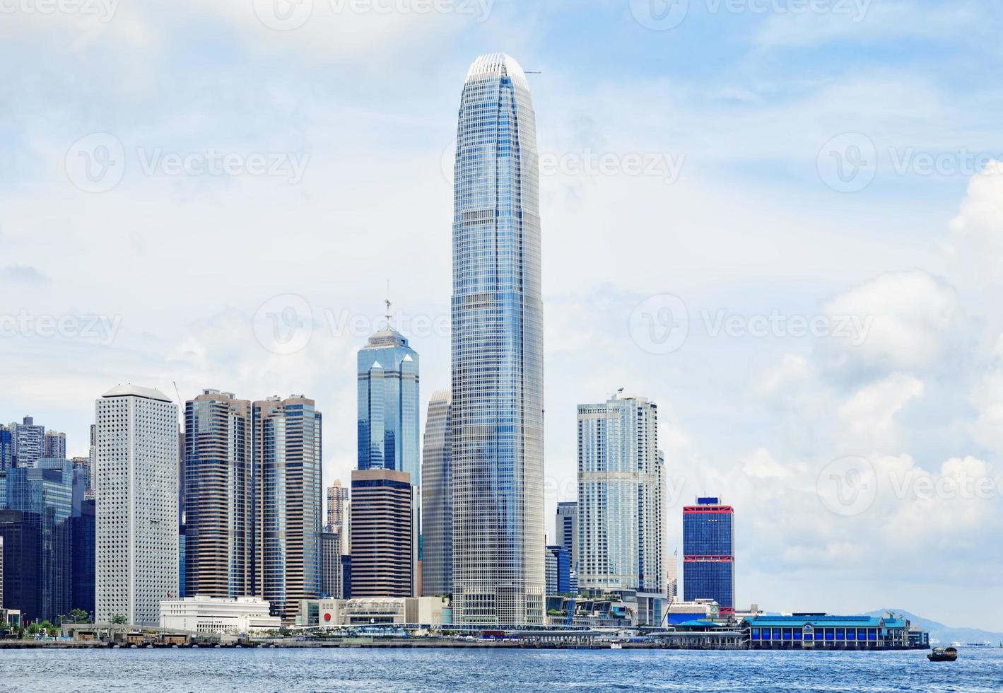 Bâtiments modernes dans le quartier financier de Hong Kong photo
