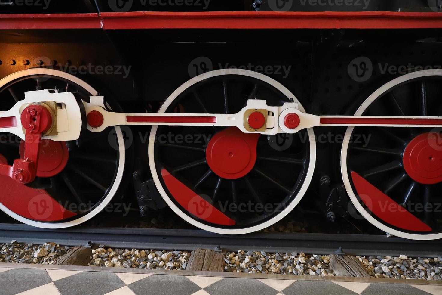 roues de locomotive photo