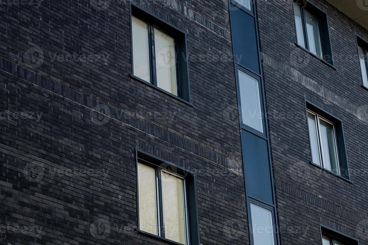 fenêtres abstraites d'immeuble de bureaux photo