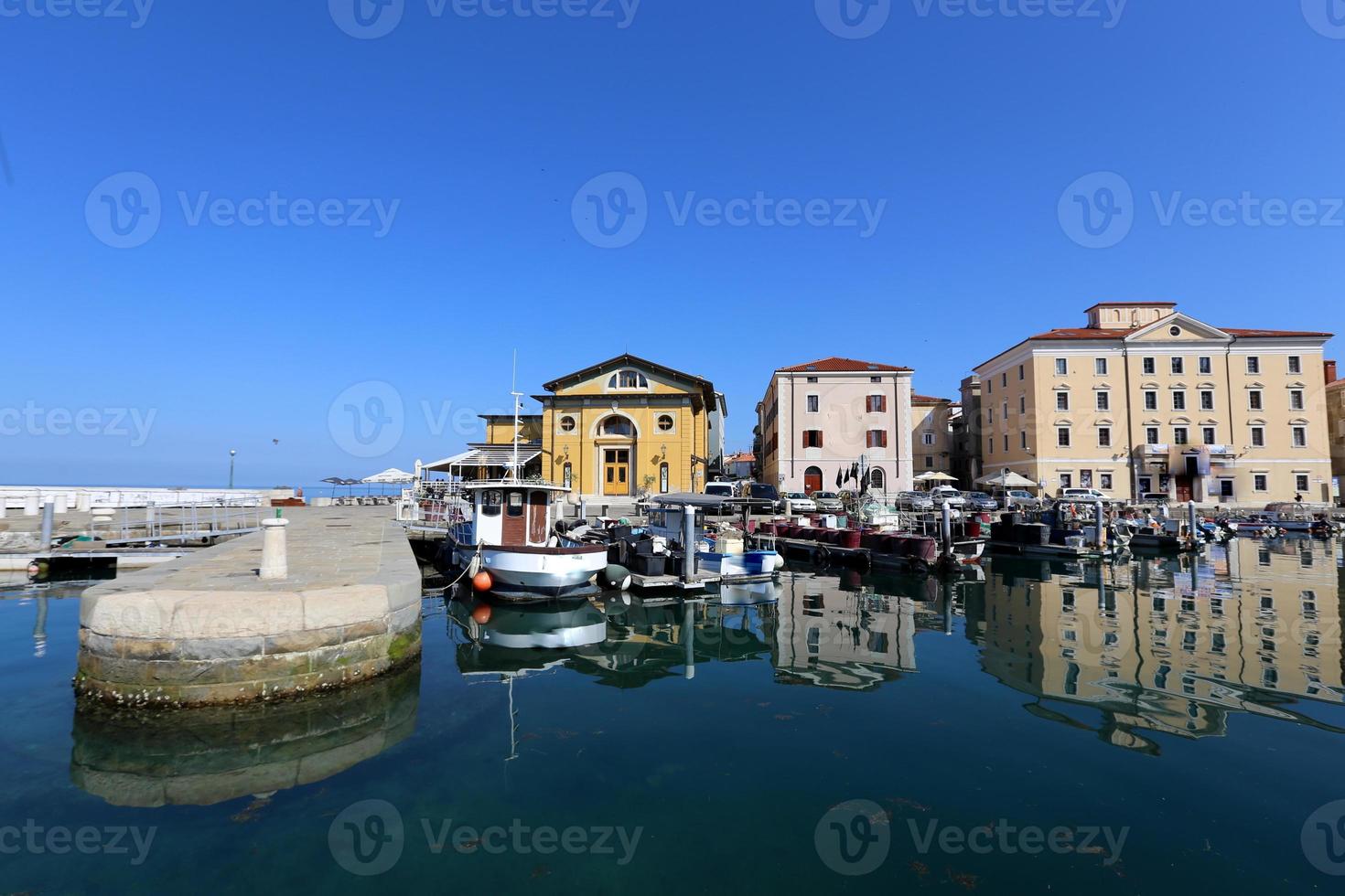 piran est une station balnéaire sur la côte adriatique en slovénie. photo