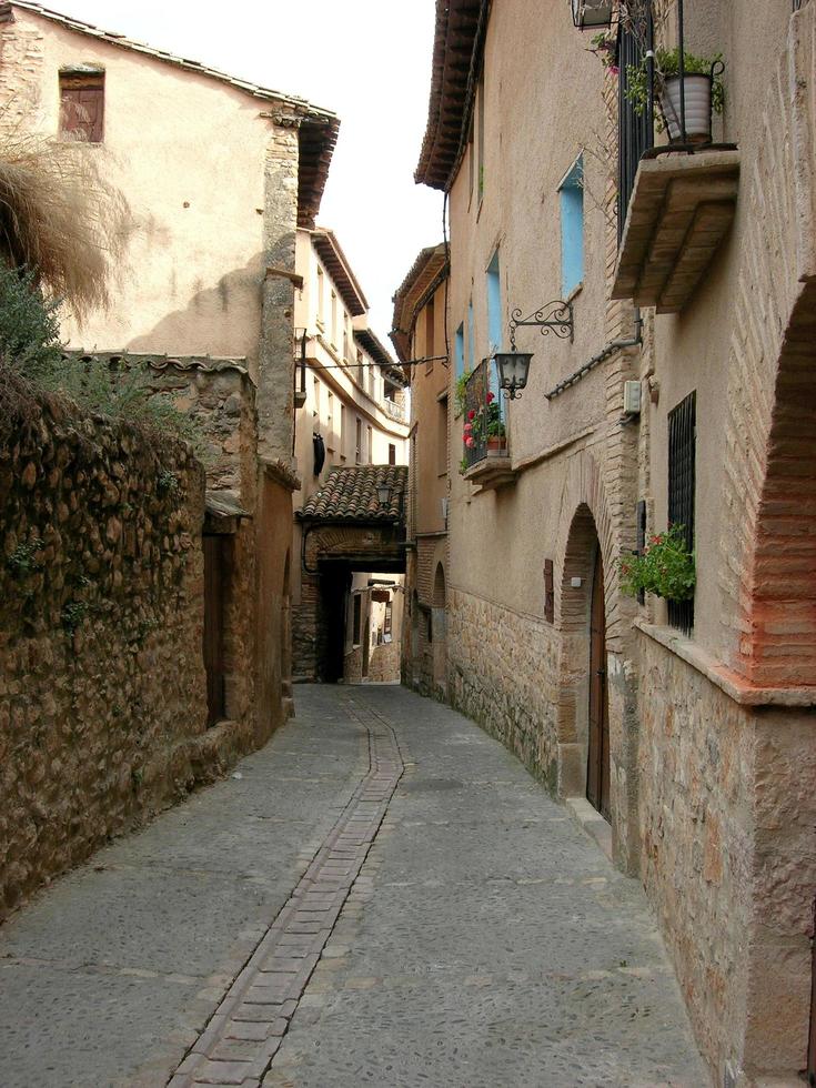 vue sur les rues de la vieille ville photo