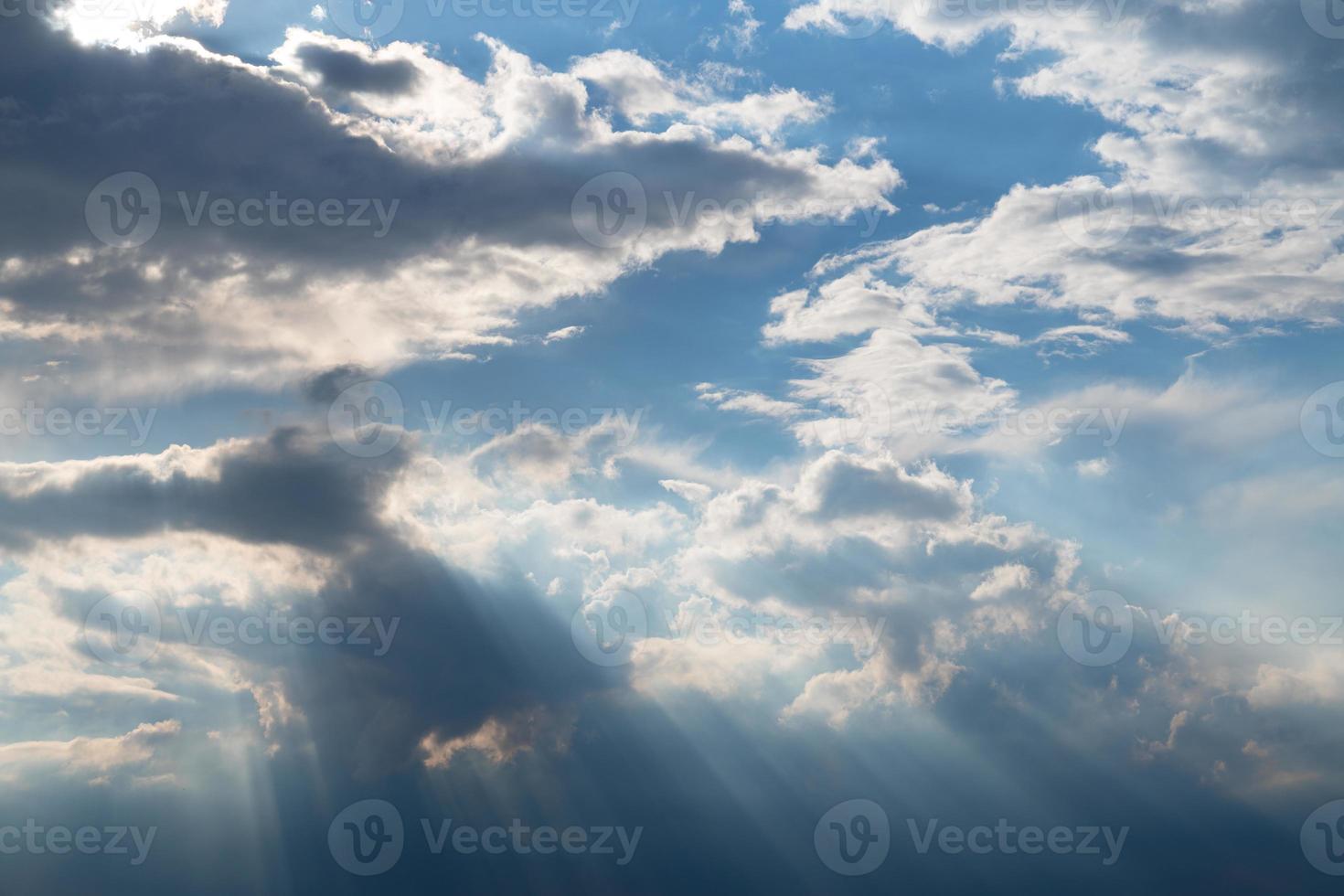 ciel avec des nuages photo