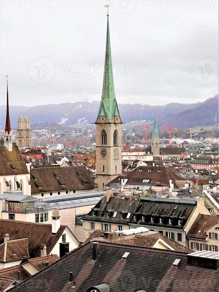 une vue de zurich en suisse photo