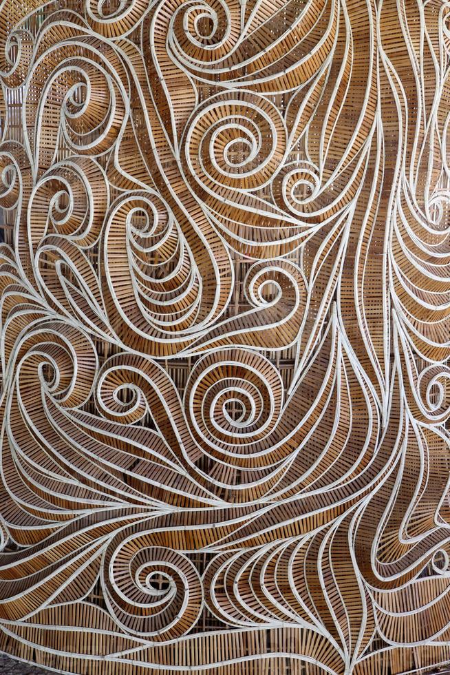 texture de motif de bambou photo