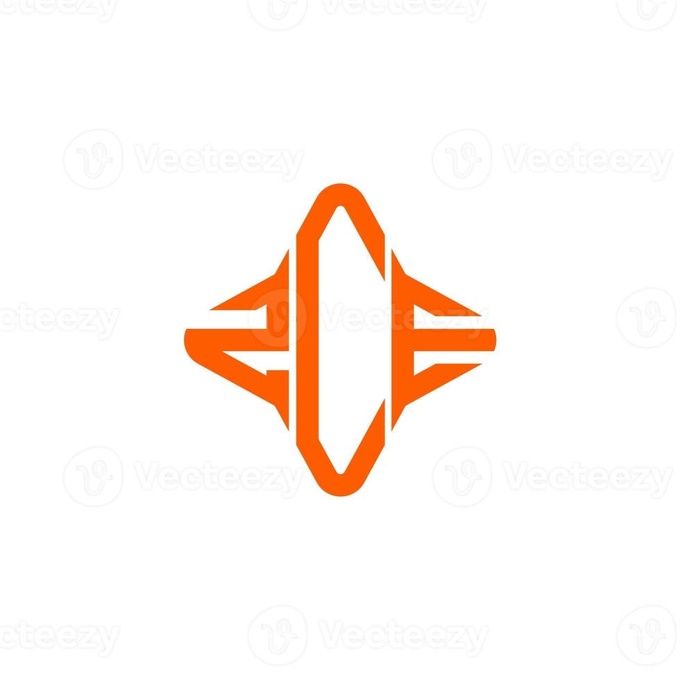 création de logo de lettre zce avec graphique vectoriel photo