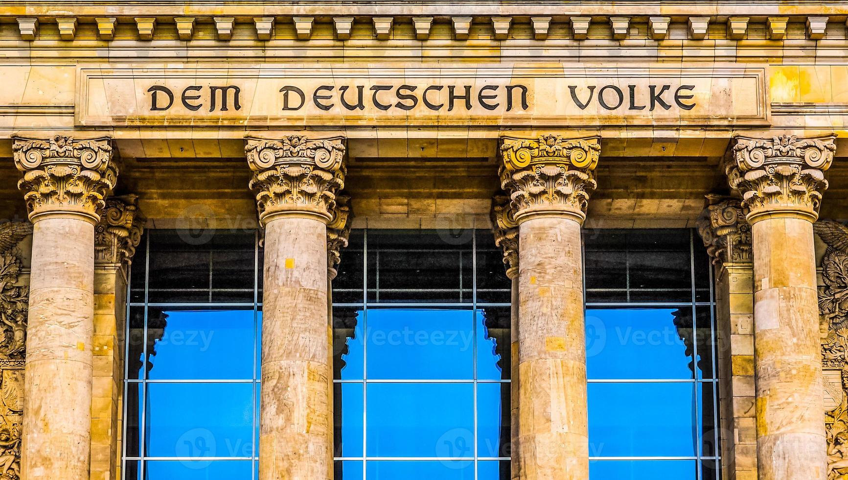 hdr reichstag à berlin photo