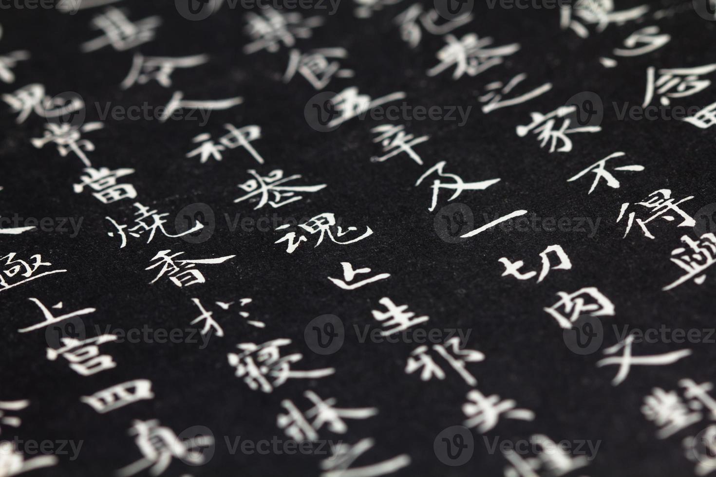 écriture chinoise photo