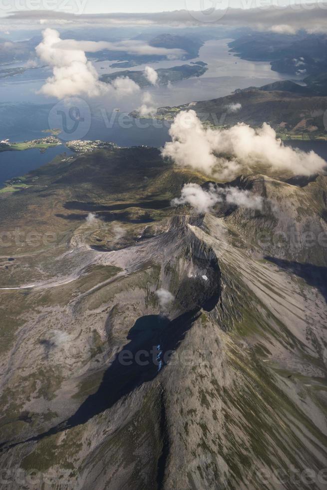 norvège - photo aérienne de la norvège