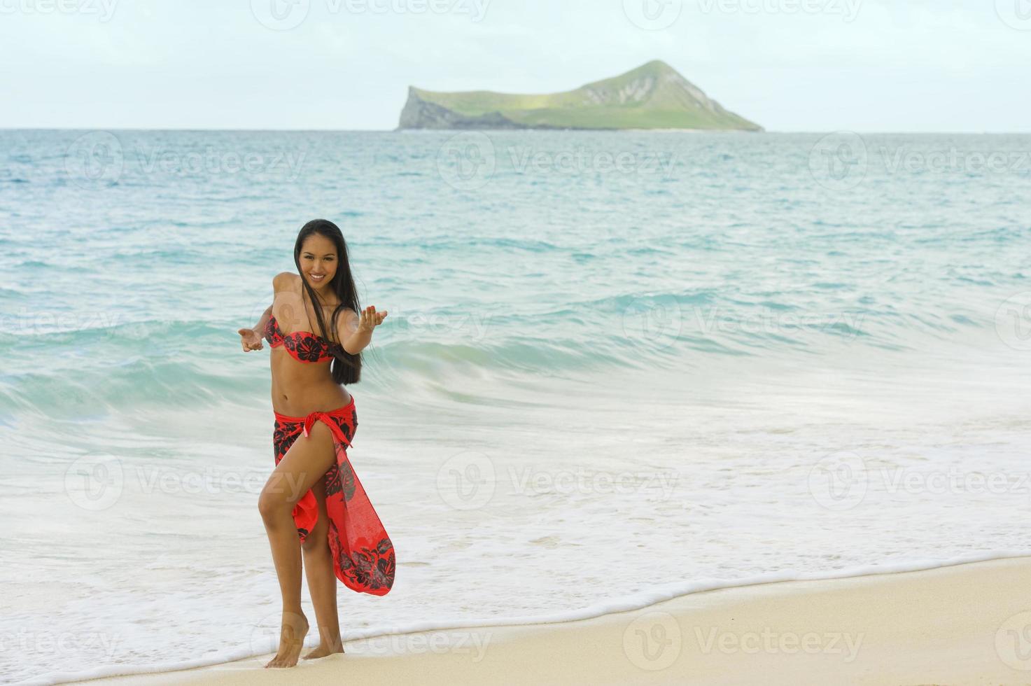 danseur hawaïen photo