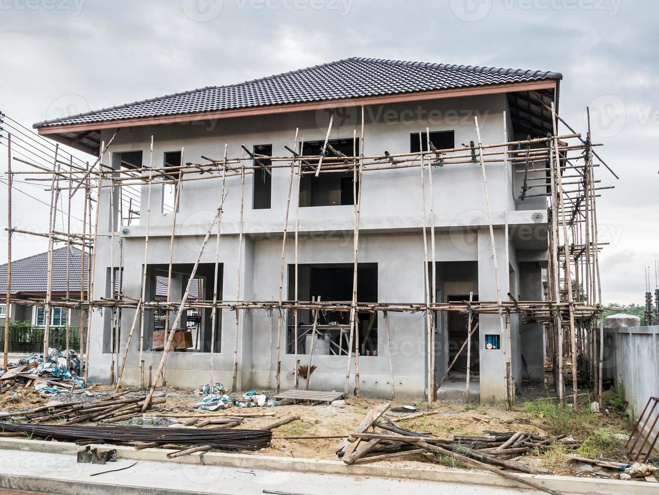 nouvelle construction de maison en chantier photo