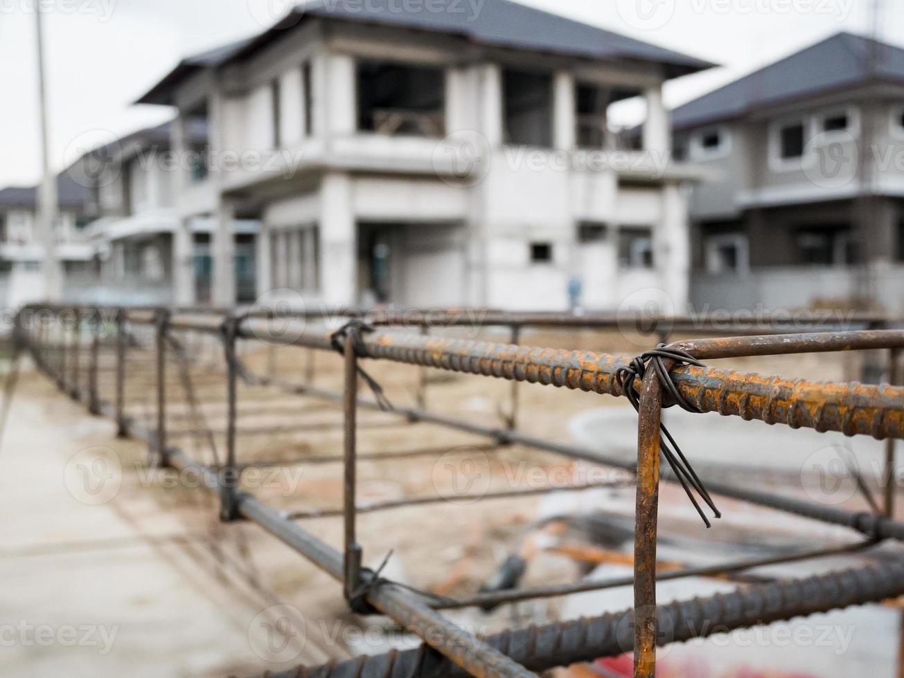 chantier de construction de maisons photo