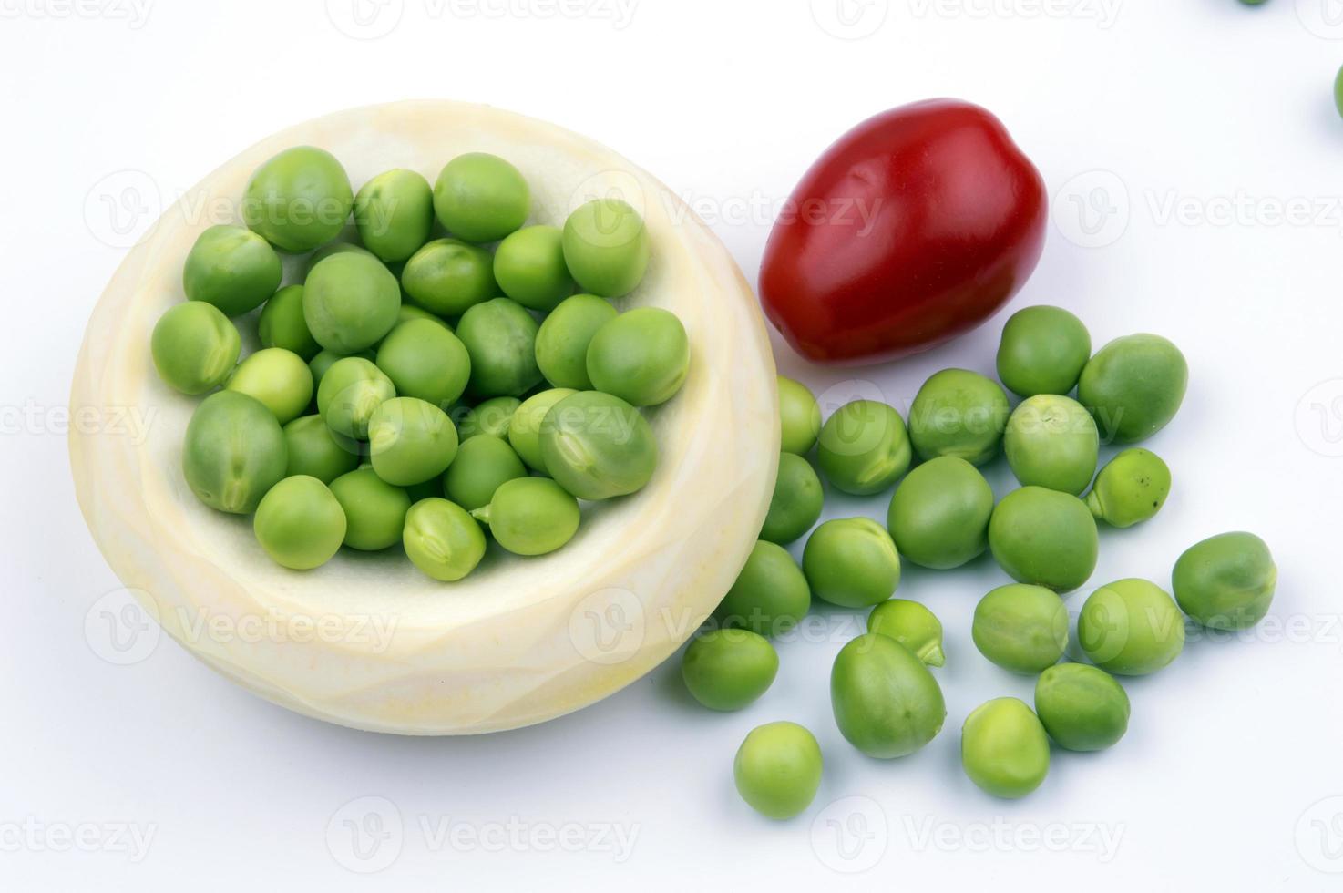 légumes sur fond blanc photo